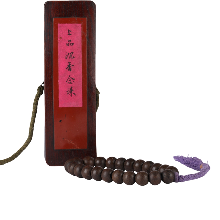 01047 Chinese agarwood bead string