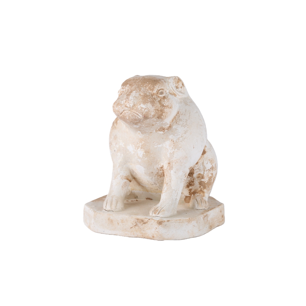 01065 The ancient Chinese white porcelain rabbit