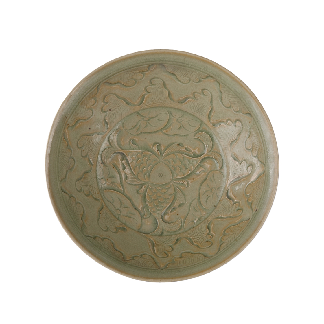 01069 Chinese ancient Yaozhou kiln porcelain bowl