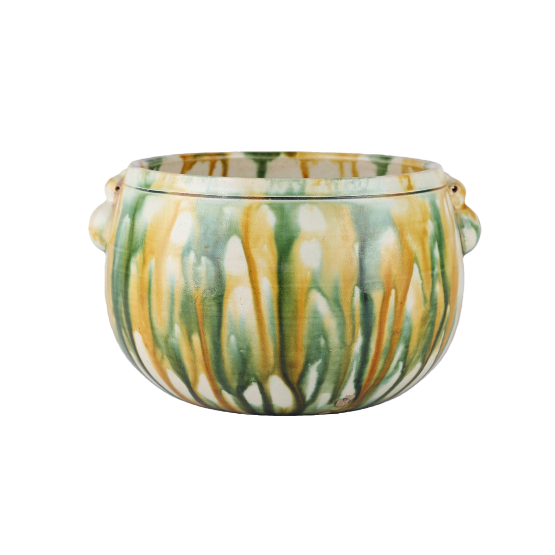 01142 Chinese Tang Dynasty Tri colored Glazed Porcelain