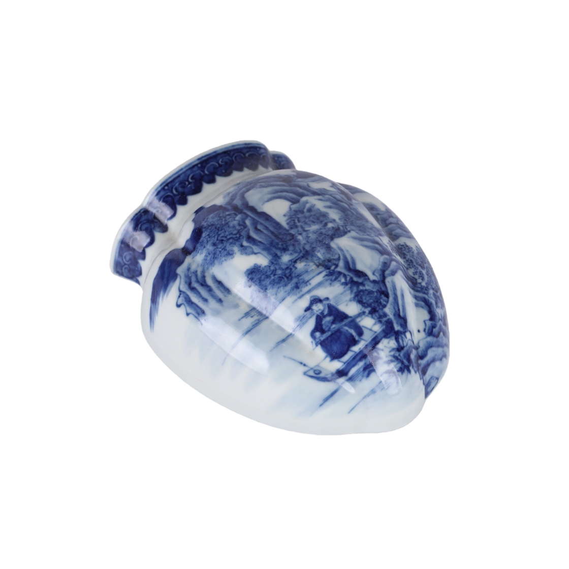 01160 Chinese blue and white glazed porcelain