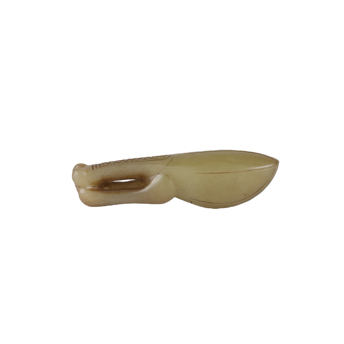 01184 Chinese ancient yellow jade animal