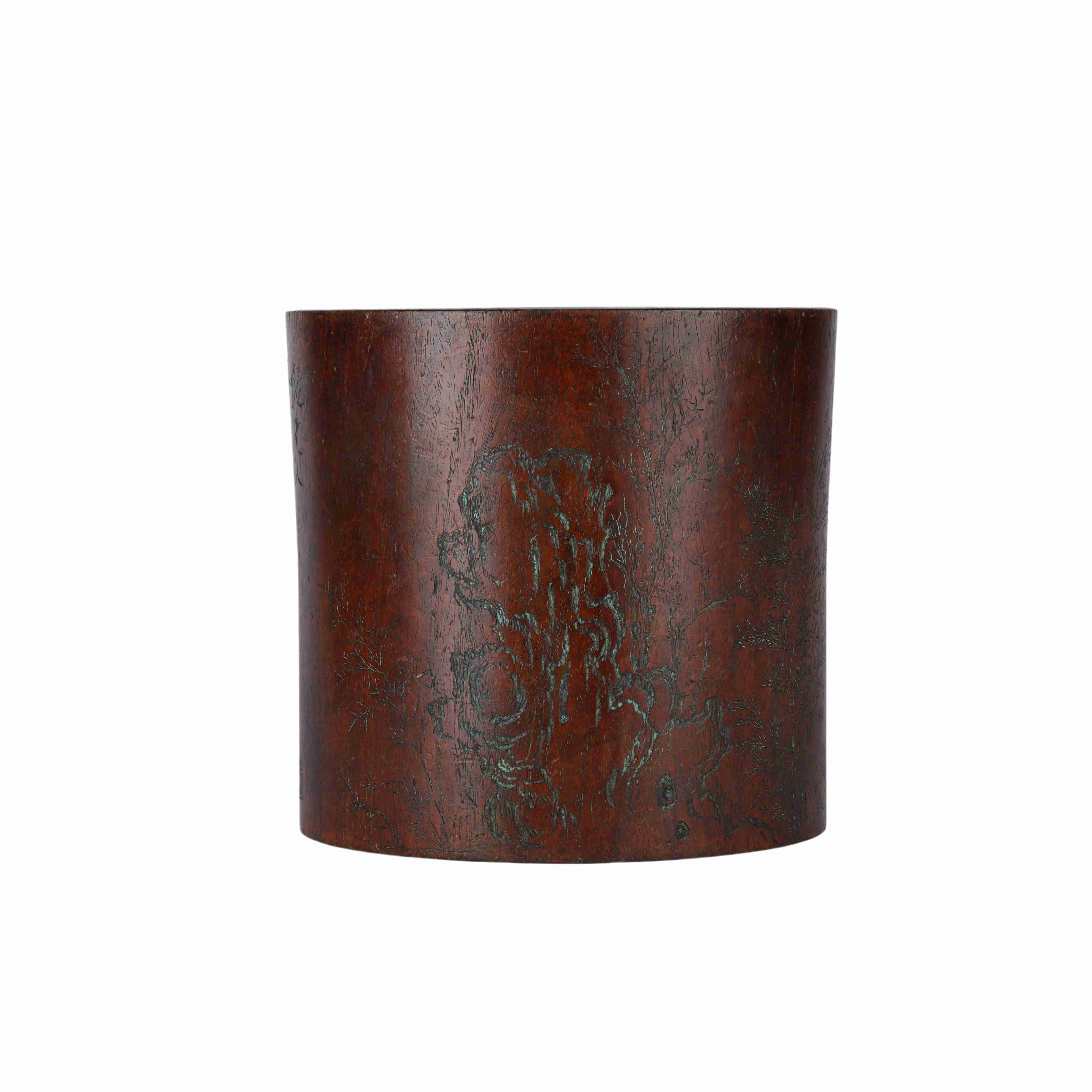 58 Chinese Huanghua Pear Wood carving pen holder