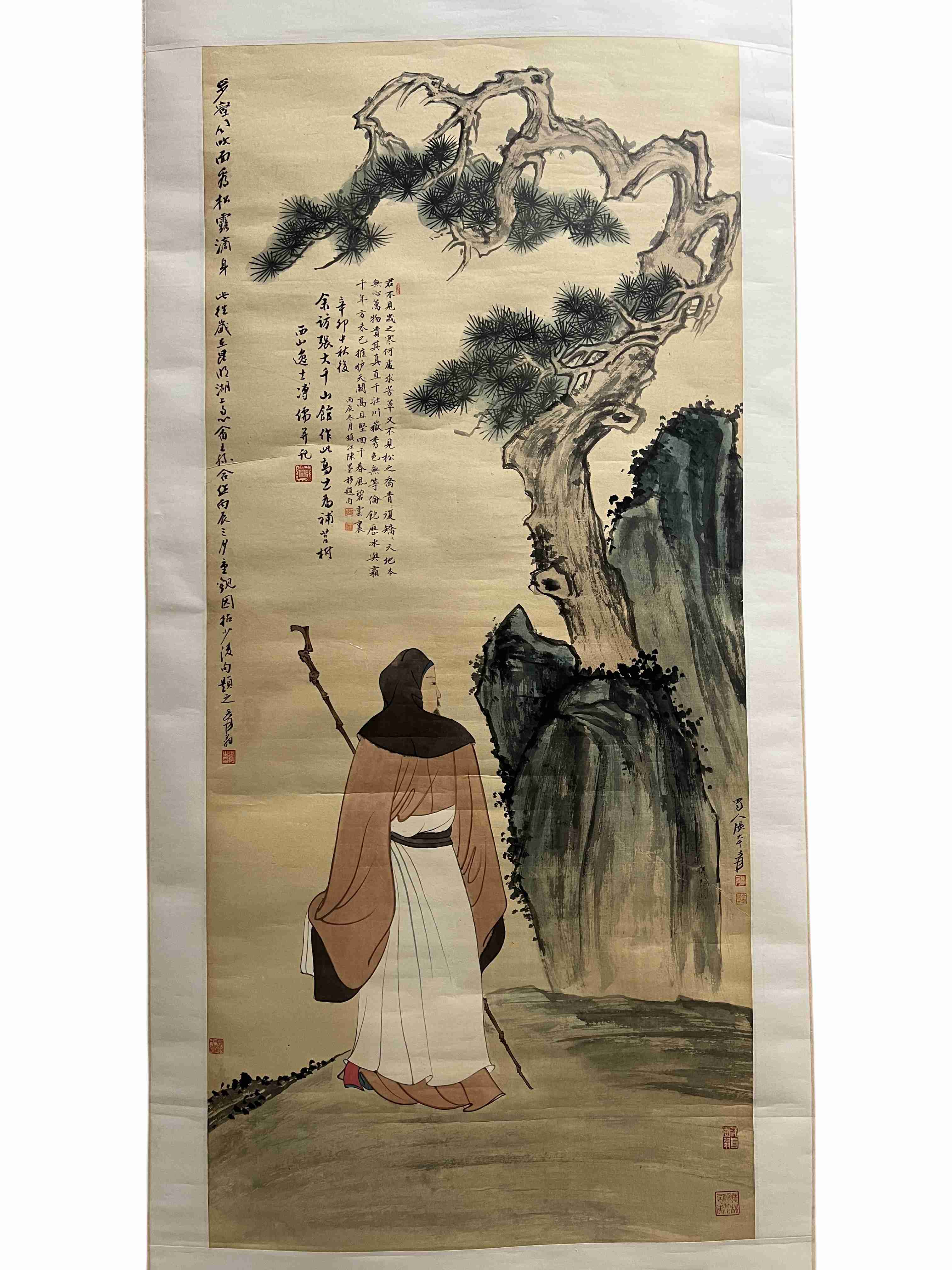 65 Zhang Daqian, figure painting