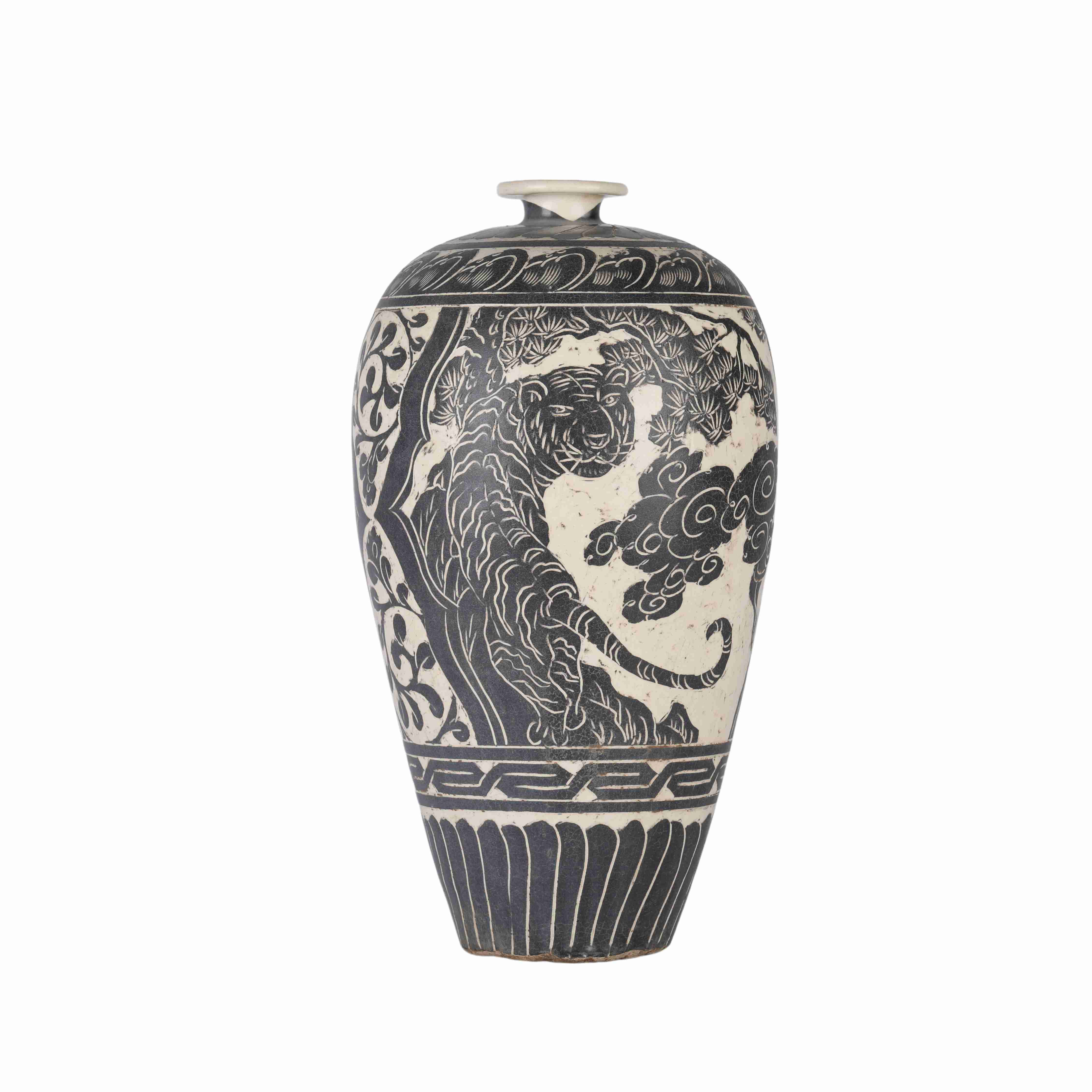 84 Chinese Cizhou Kiln Porcelain Bottles, Tang and Song