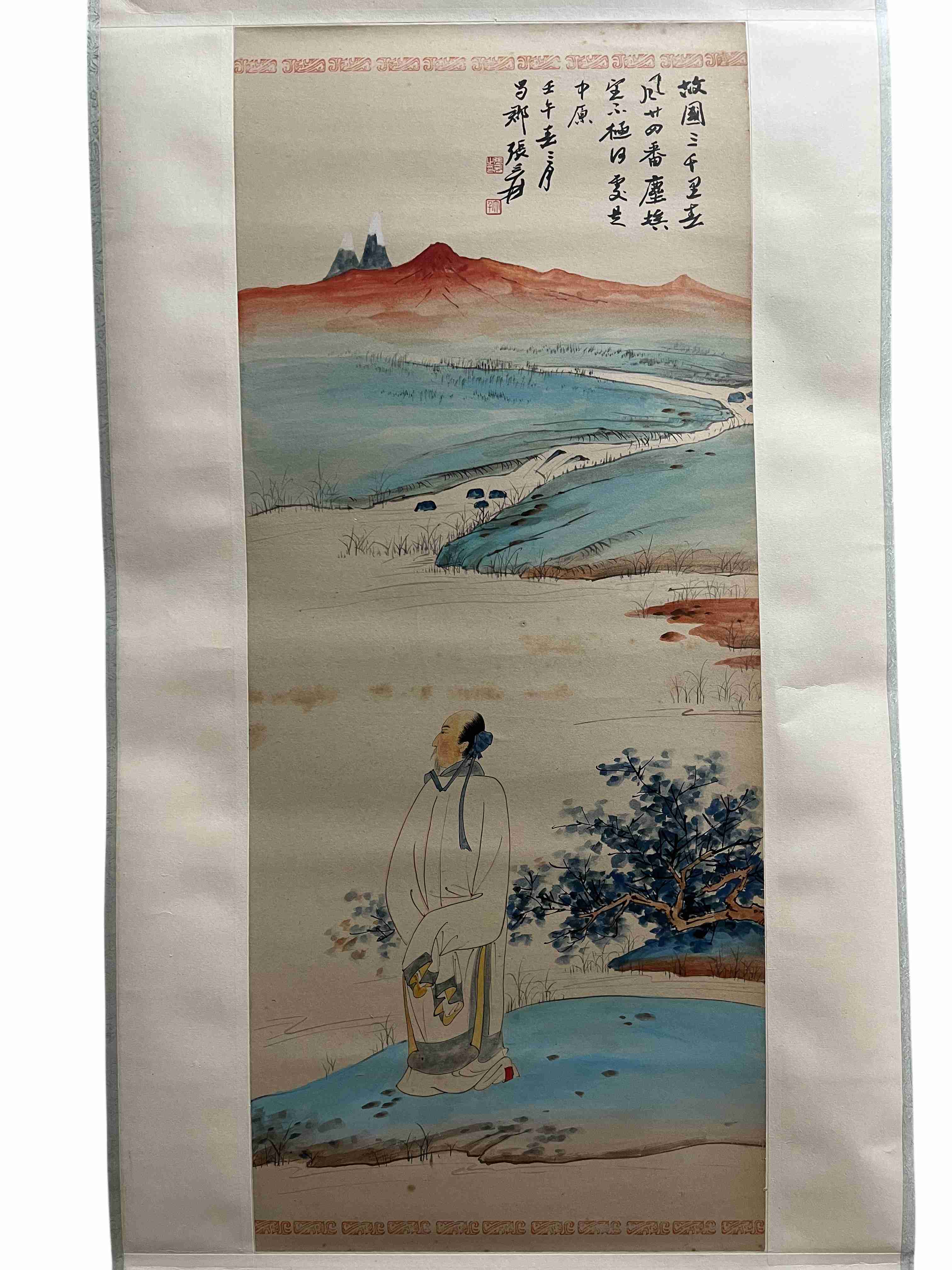 110 Zhang Daqian, figure painting