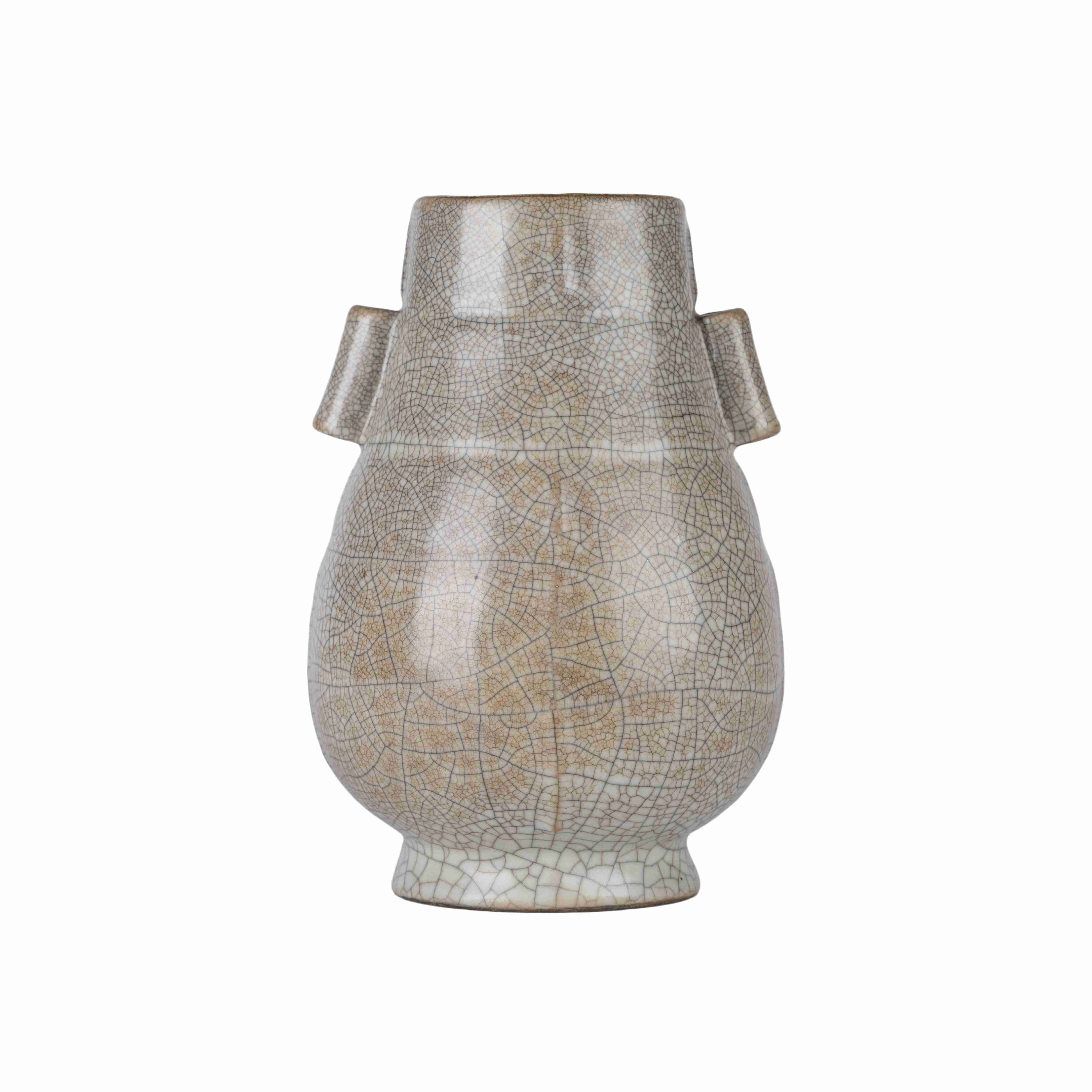 189 Chinese Ge glazed porcelain vase, Song