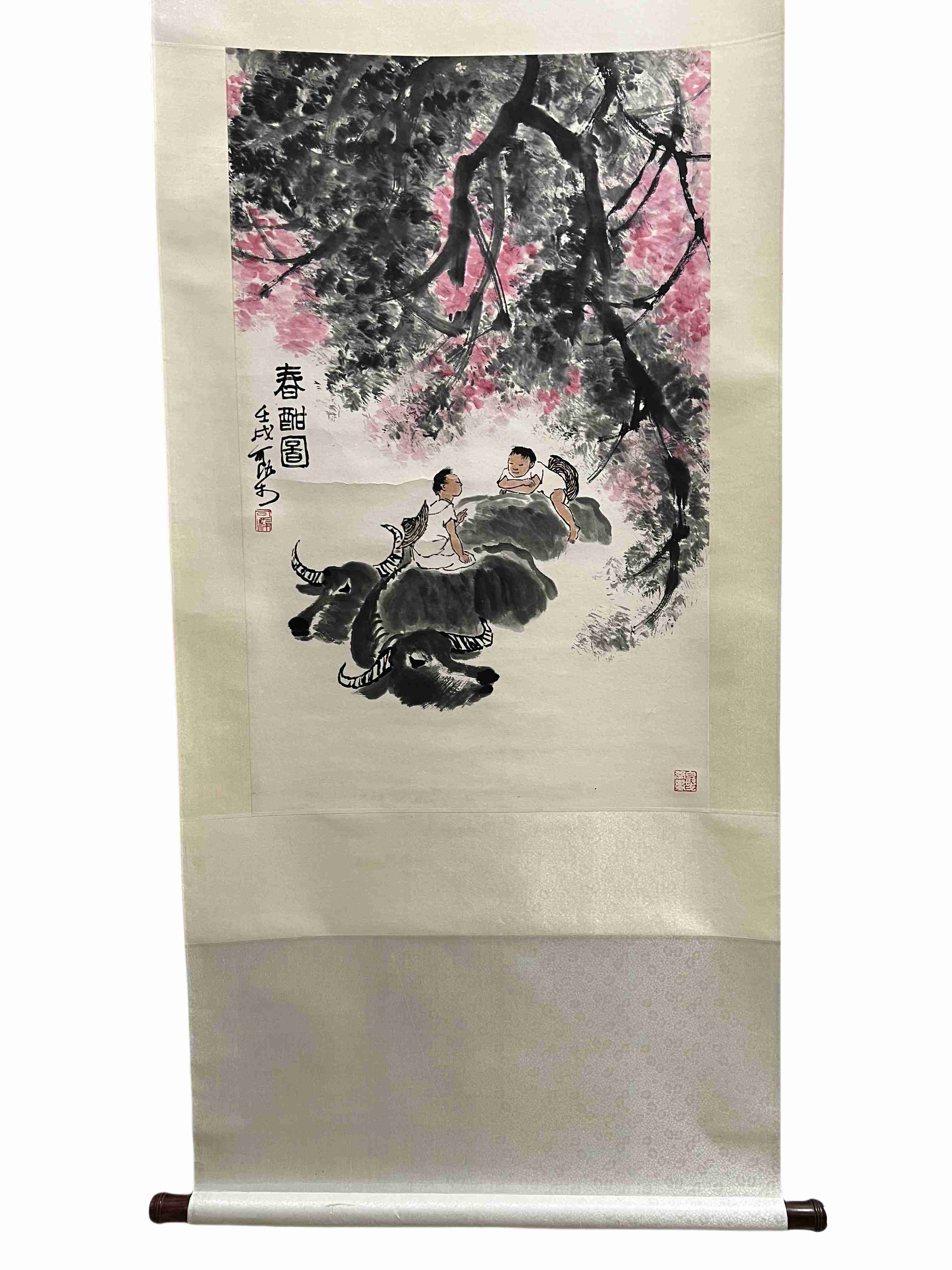 198 Li Keran, cattle herding picture